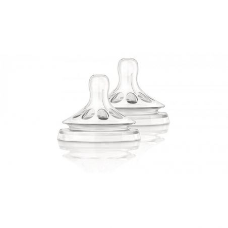 TETINA NATURAL FLUJO LENTO AVENT PHILIPS RECIEN NACIDO + 0 MESES