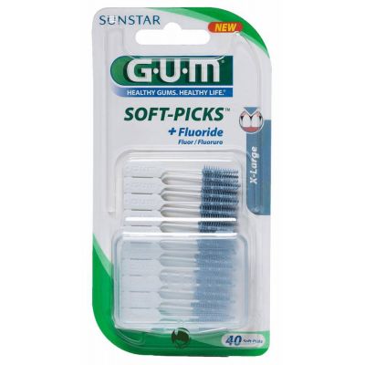 GUM SOFT PICKS X-LARGE 40 UN