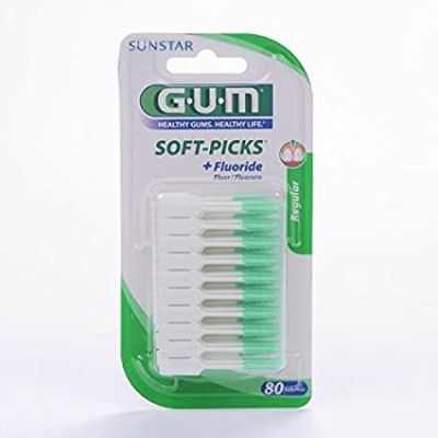 GUM SOFT PICKS REGULAR 100 U