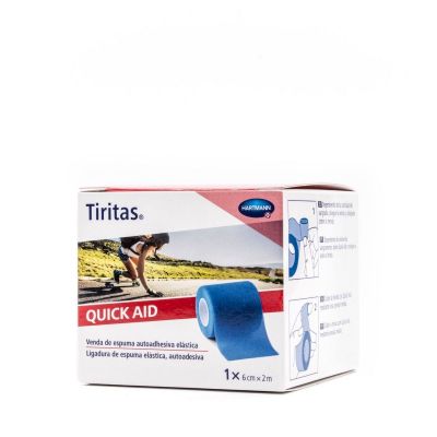 TIRITAS QUICK AID 6CMX2M BLUE