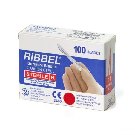 HOJA DE BISTURI Nº10 RIBBEL 100 UD