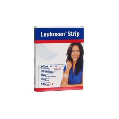 LEUKOSAN STRIP 6 MM X 38 MM