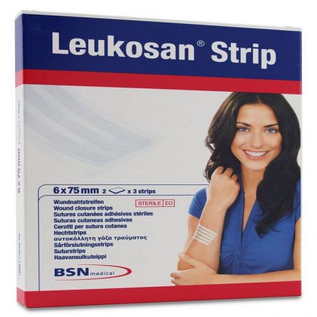 LEUKOSAN STRIP 6 MM X 75 MM