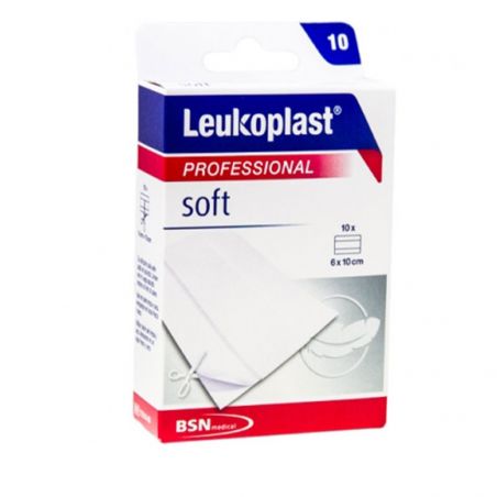 LEUKOPLAST SOFT 6X10CM 10 UN