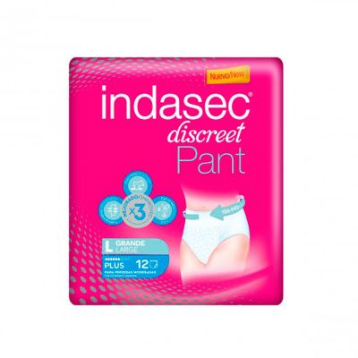 INDASEC PANT PLUS TG 12UDS