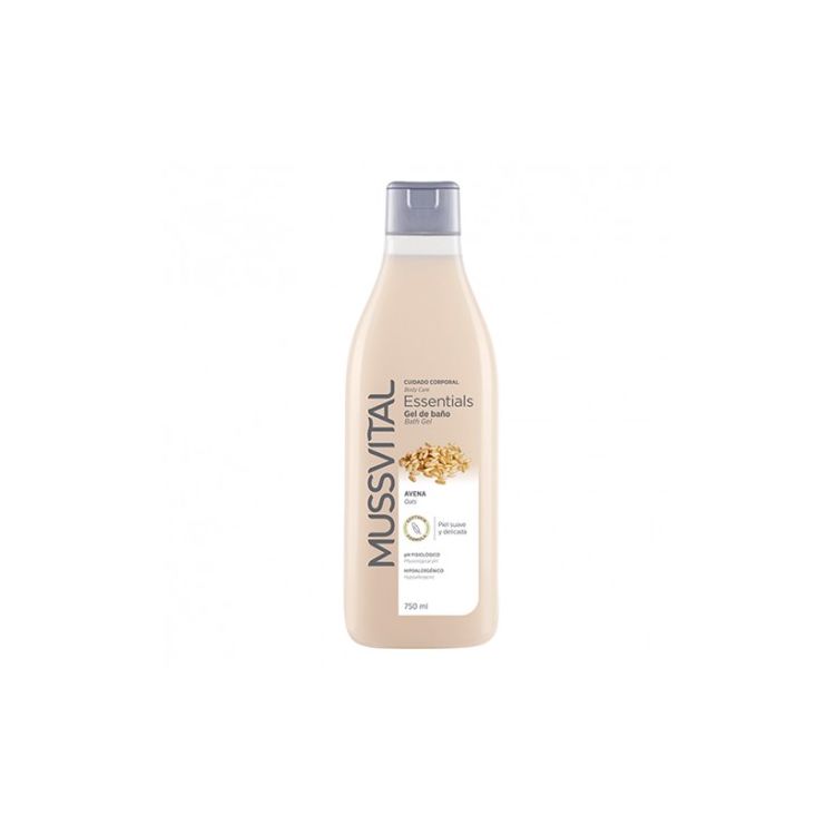 MUSSVITAL ESSENTIALS GEL BAÑO EXTRATAMIENTO DE AVENA 1 ENVASE 750 ml