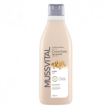 MUSSVITAL ESSENTIALS GEL BAÑO EXTRATAMIENTO DE AVENA 1 ENVASE 750 ml