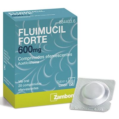 FLUIMUCIL FORTE 600 mg 20 COMPRIMIDOS EFERVESCENTES