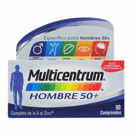 MULTICENTRUM HOMBRE 50+ 90 COM
