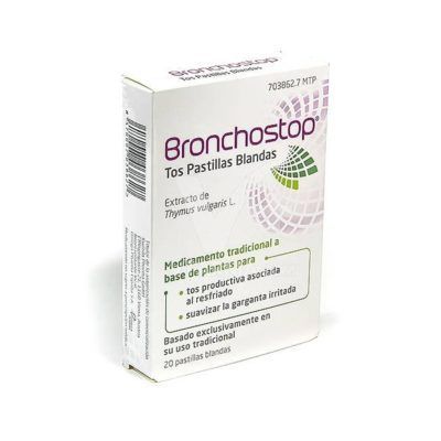 BRONCHOSTOP TOS 20 PASTILLAS BLANDAS PARA CHUPAR