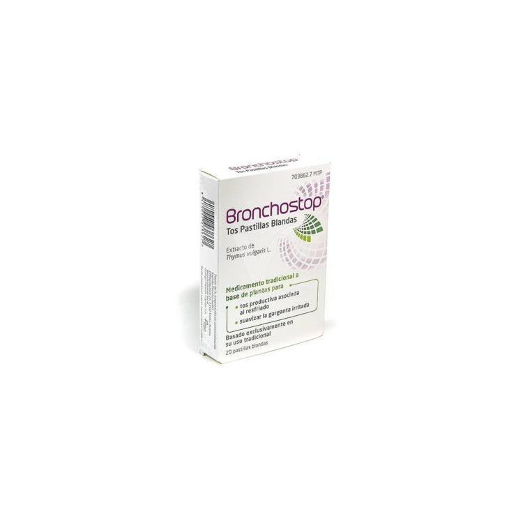 BRONCHOSTOP TOS 20 PASTILLAS BLANDAS PARA CHUPAR