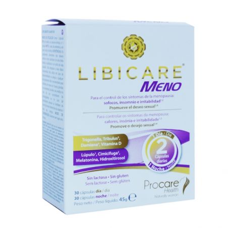 LIBICARE MENO 30 + 30 CAPSULAS