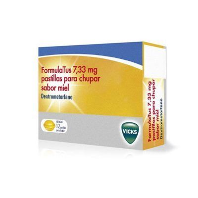 FORMULATUS 7,33 mg 12 PASTILLAS PARA CHUPAR (SABOR MIEL Y LIMON)