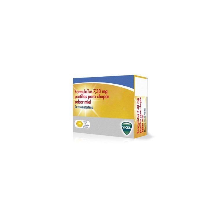 FORMULATUS 7,33 mg 12 PASTILLAS PARA CHUPAR (SABOR MIEL Y LIMON)