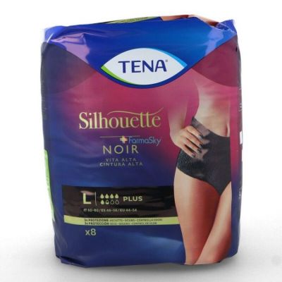 TENA SILHOUETTE NEGR BAJA M 10