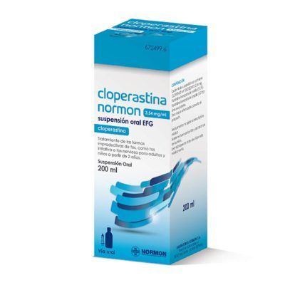 CLOPERASTINA NORMON EFG 3,54 mg/ml SUSPENSION ORAL 1 FRASCO 200 ml