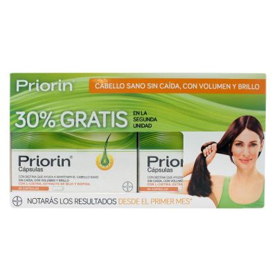 PRIORIN DUPLO CÁPSULAS 60X2 CAP 30% 2 UNID