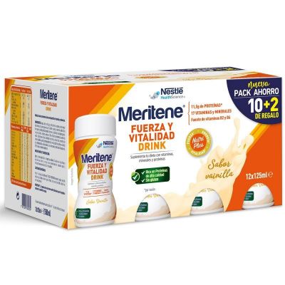 MERITENE DRINK  VAINILLA 10+2 (12X180ML)