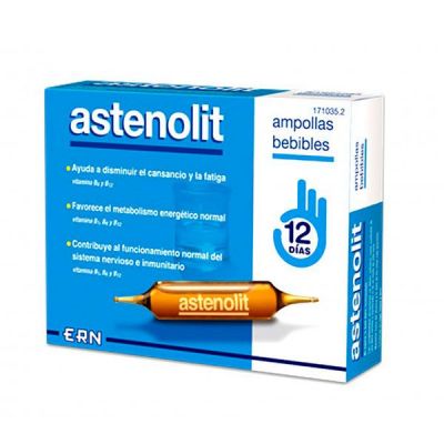 ASTENOLIT AMPOLLAS BEBIB 12UDS