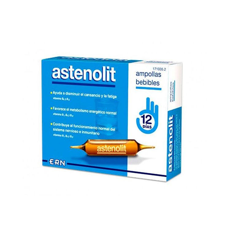 ASTENOLIT AMPOLLAS BEBIB 12UDS