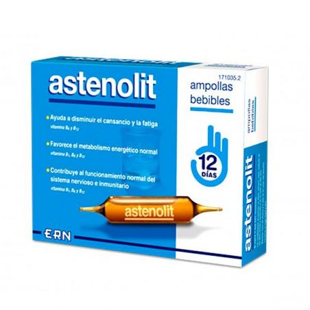 ASTENOLIT AMPOLLAS BEBIB 12UDS