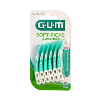 GUM SOFT PICKS PRO MEDIUM 60U