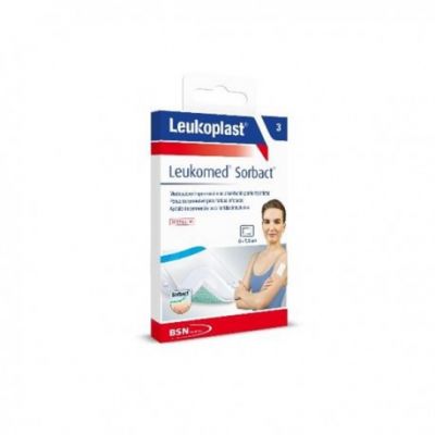 LEUKOMED SORBACT 5X7,2CM 3U