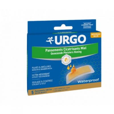 URGO APOSITO MIEL 7,5X4,5CM 5U
