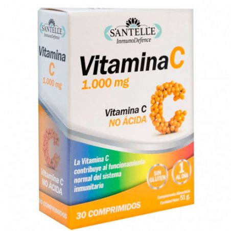 SANTELLE VIT C 1000MG 30 CAP