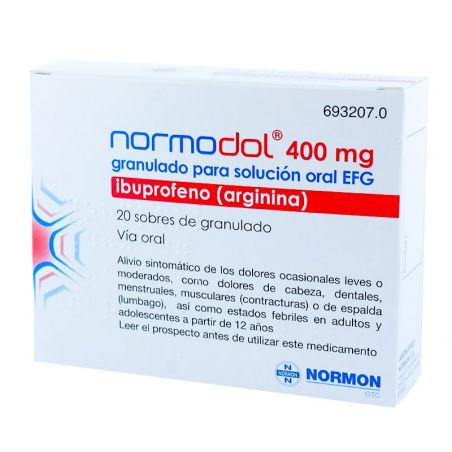 DIFENADOL RAPID EFG 400 mg 20 SOBRES GRANULADO PARA SOLUCION ORAL