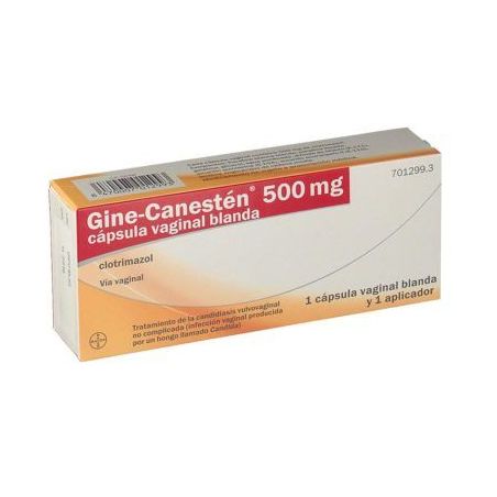 GINE-CANESTEN 500 mg 1 CAPSULA VAGINAL BLANDA