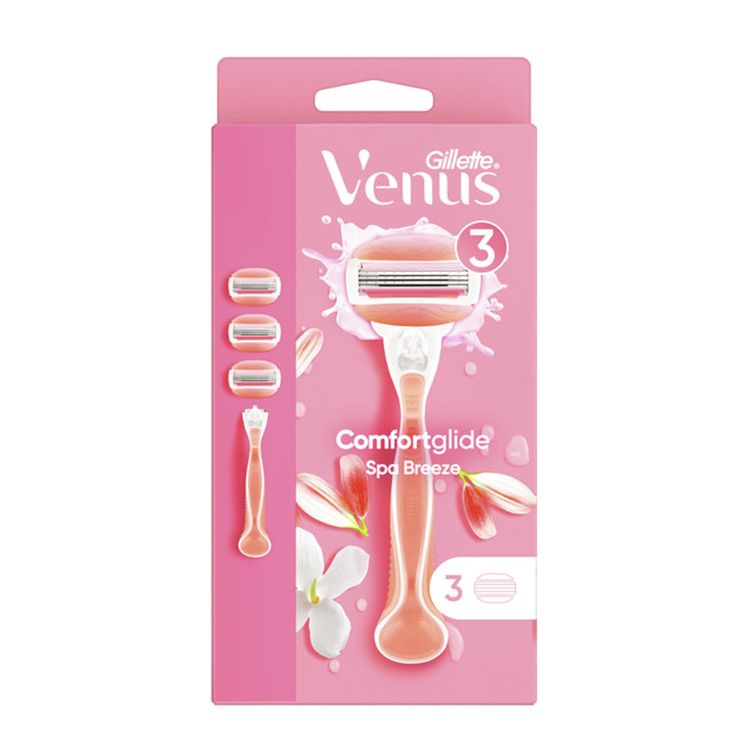 GILLETTE PACK VENUS SPA BREEZE COMFORTGLIDE 3 HOJAS