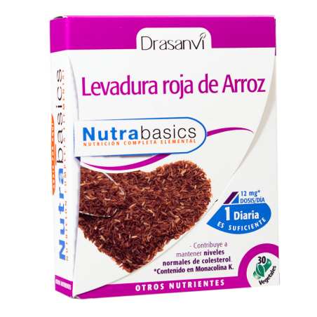 LEVADURA ROJA DE ARROZ NUTRABASICS DRASANVI 30 C