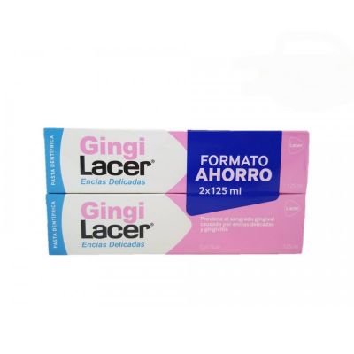 LACER DUPLO PASTA GINGILACER 2X125 ML