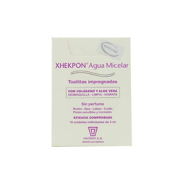 XHEKPON AGUA MICELAR 10TOALLIT