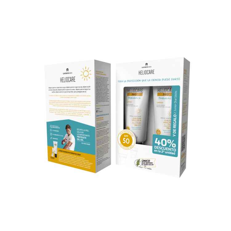 HELIOCARE 360 DUPLO PEDIATRICS LOCION 40% 2ªUD 2X200ML