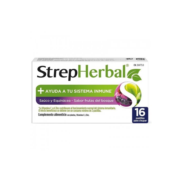STREPHERBAL SAUCO Y EQUINA 16P