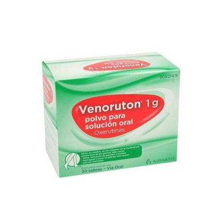 VENORUTON OXERUTINAS 1 g 30 SOBRES POLVO PARA SOLUCION ORAL