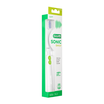 CEPILLO GUM SONIC DAILY BLANCO