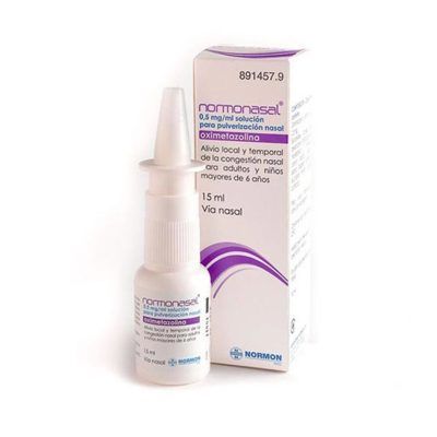 NORMONASAL 0,5 mg/ml SOLUCION PARA PULVERIZACION NASAL 1 FRASCO 15 ml