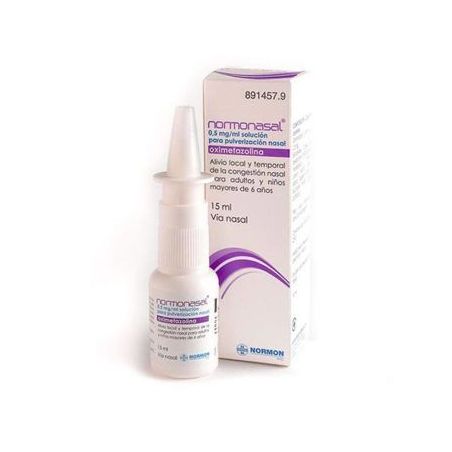 NORMONASAL 0,5 mg/ml SOLUCION PARA PULVERIZACION NASAL 1 FRASCO 15 ml