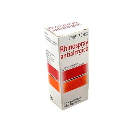 RHINOSPRAY ANTIALERGICO 1,18 mg/ml + 5,05 mg/ml SOLUCION PARA PULVERIZACION NASAL 1 FRASCO 12 ml