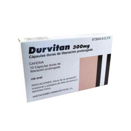 DURVITAN 300 mg 10 CAPSULAS LIBERACION PROLONGADA