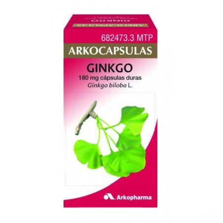 GINKGO ARKOPHARMA 180 mg 50 CAPSULAS