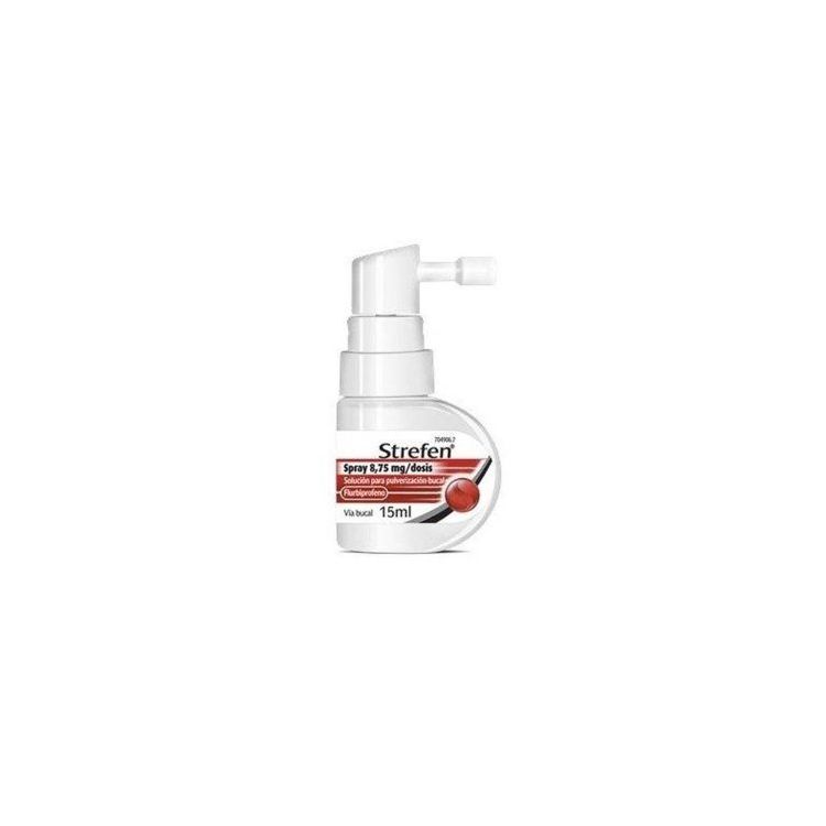 STREFEN SPRAY 8,75 mg/DOSIS SOLUCION PARA PULVERIZACION BUCAL 1 FRASCO 15 ml (SABOR MENTA)