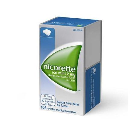 NICORETTE ICE MINT 2 MG 105 CHICLES MEDICAMENTOSOS