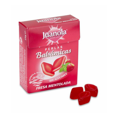 JUANOLA PERLAS FRESA-MENT 25 G