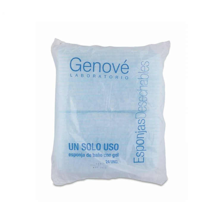ESPONJA GENOVE GEL 1 USO 24 U