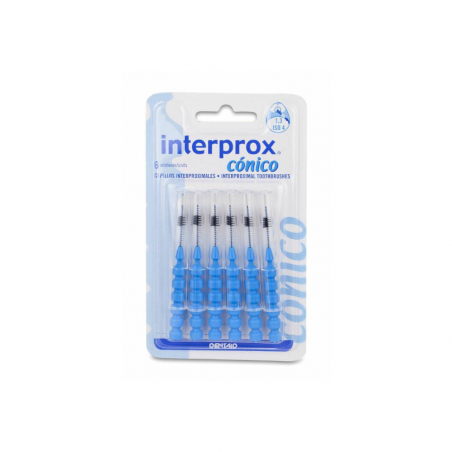 INTERPROX 6 CEPILLOS CONICOS