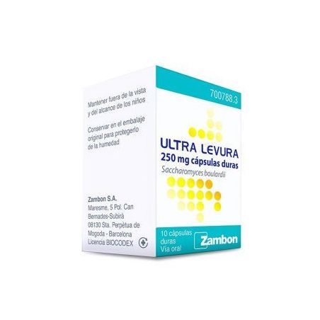 ULTRA-LEVURA 250 mg 10 CAPSULAS (BLISTER)